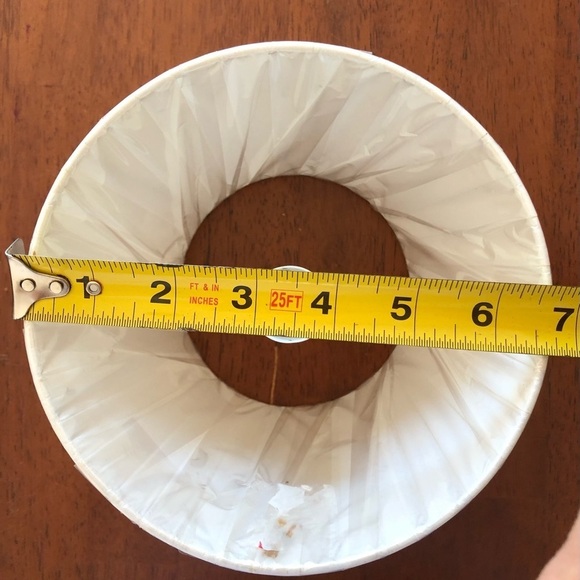 Lampshades Small  White Quantity Four NWOT - Picture 7 of 9